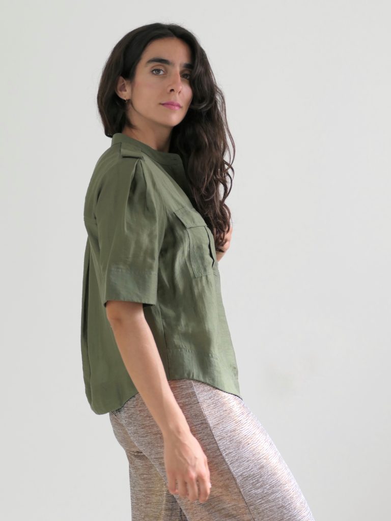 Blusas & tops Vila Blusa Vialinine Verde de Rouge