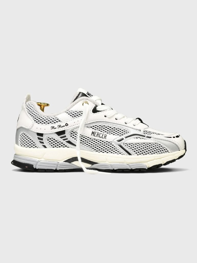 Deportivas Mercer Brand Zapatilla Re-Run White Silver Black de Mercer