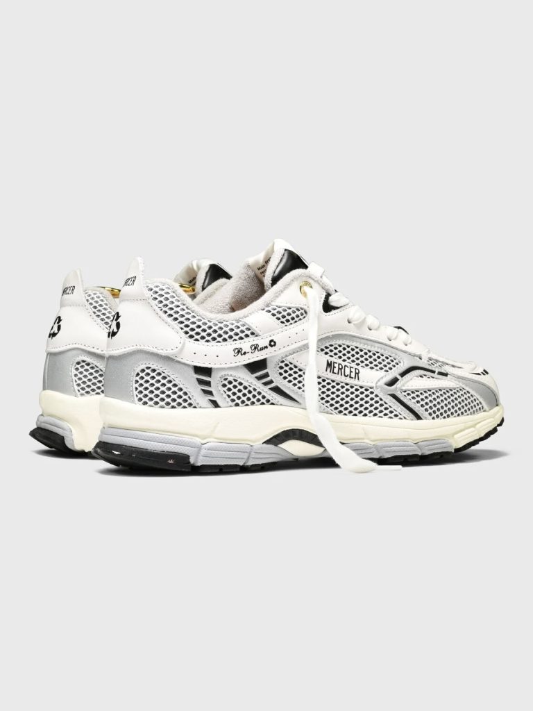 Deportivas Mercer Brand Zapatilla Re-Run White Silver Black de Mercer