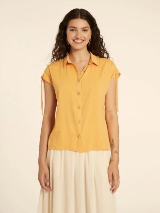 Camisa con Estrellas Amarilla de Pepaloves