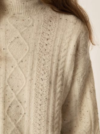 Jersey Dino Creme Tweed de Des Petits Hauts
