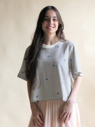 Camiseta Josef Marine Ciel de Des Petits Hauts