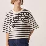 Camiseta Fiona Coeur Noir de Des Petits Hauts