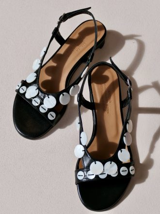 Sandalia Roses Negra de Naguisa