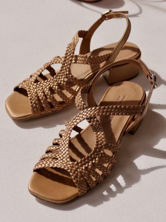 Sandalia Raco Camel Nacarado de Naguisa